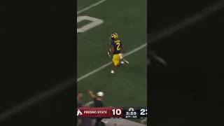 Michigan Will Johnson pick six cfb [upl. by Neyr919]