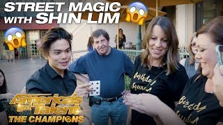 WOW Shin Lim Blows Minds with Street Magic  Americas Got Talent The Champions [upl. by Tiedeman924]