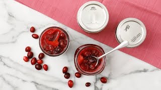 OrangeScented Cranberry Sauce  Martha Stewart [upl. by Ajuna61]