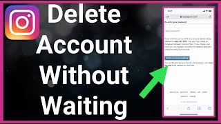 How To Delete Instagram Account Without Waiting 30 Days [upl. by Ahsan]