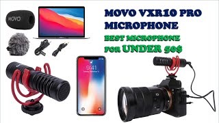 Movo VXR10 Pro Microphone Unboxing Set Up and Review  Best Shotgun Microphone for Under 50 [upl. by Giffie]