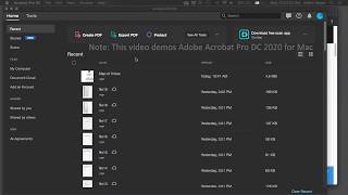 Adobe Acrobat Pro 2020 Tutorial [upl. by Estrin]