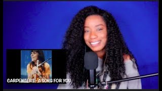 Carpenters  A song For You DayOne Reacts [upl. by Analed49]