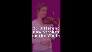 20 Different Violin Bow Techniques in 1 Minute shorts [upl. by Nannette]