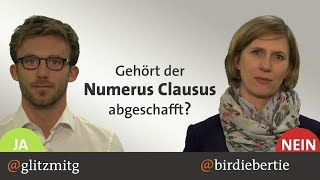 Pro und Contra Numerus Clausus abschaffen [upl. by Relyhs]