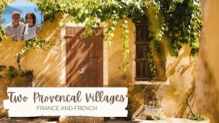 Two typical provencal villages Easy French and Culture with France and French [upl. by Atinwahs]