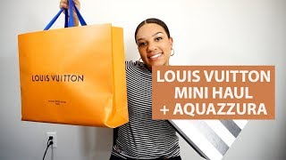 LOUIS VUITTON GRACEFUL PM REVIEW  CLEMENCE WALLET  LOUIS VUITTON AQUAZZURA [upl. by Eiuqnom623]