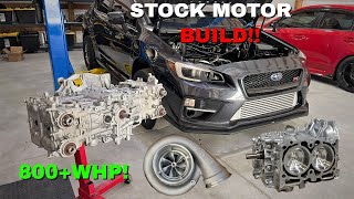 Putting a STOCK OEM SUBARU EJ257 LONGBLOCK in my 1100whp STI [upl. by Edson]