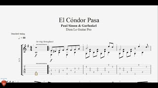 El Cóndor Pasa  Guitar Tutorial  TAB [upl. by Maddy]