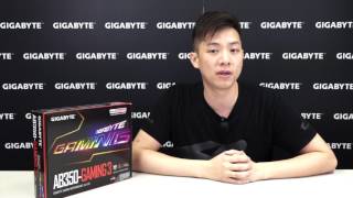 GIGABYTE AB350 Series  AB350GAMING 3 Motherboard Unboxing amp Overview [upl. by Lienad]