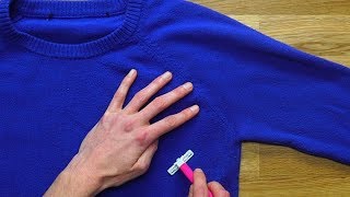 How to DePill a Sweater [upl. by Netsrik]