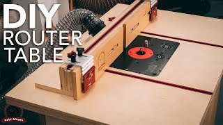 DIY Router Table Build FREE PLANS [upl. by Dnalhsa]