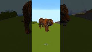 Minecraft Tiger Build Timelapse 🐅 minecraft minecraftbuild youtubeshorts [upl. by Nennek61]