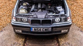 BMW E36 Electric Fan Install  Wiring [upl. by Kcirdaed]