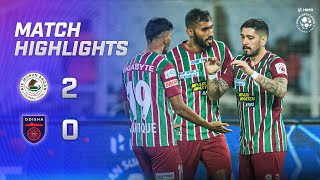 Highlights  ATK Mohun Bagan 20 Odisha FC  MW 17 Hero ISL 202223 [upl. by Nanyt]