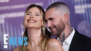 Behati Prinsloo Gives Glimpse of Third Child With Adam Levine [upl. by Lowrance638]