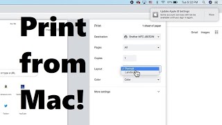 How to Print on a Mac [upl. by Nylzaj568]