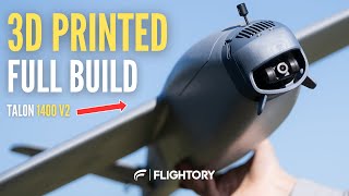 How to Build a 3D Printed FixedWing UAV  Talon 1400 Build [upl. by Lorin]