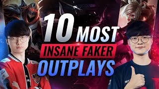 10 Most INSANE FAKER OUTPLAYS In League of Legends Esports History [upl. by Larner]