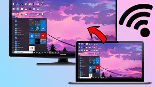 How to Connect Dekstop PC to TV Wirelessly Free No WIFI No HDMI Step by Step 2022 [upl. by Einad]