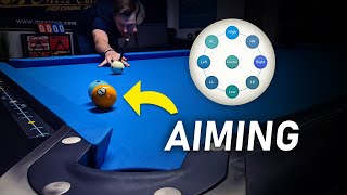 Pool Lesson  How To Adjust Your Aim For Every Spin Shot [upl. by Kirsten]