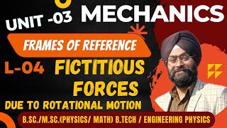 L 4  Fictitious forces due to rotational motion in noninertial frames  BSc Physics  GNDU  PU [upl. by Chandless445]