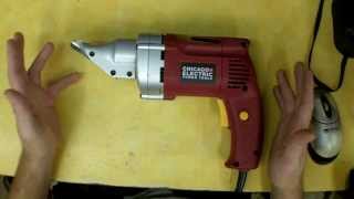 Harbor Freight 14 Gauge Swivel Head Shear Review [upl. by Thalia]