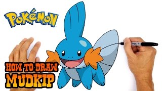 How to Draw Mudkip  Pokemon [upl. by Haisej171]