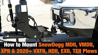 SnowDogg HowTo How to Mount SnowDogg RapidLink Snow Plows Specific ModelsYears [upl. by Adelle]