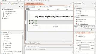 Jaspersoft Studio new version of iReport tutorial 1 [upl. by Maia998]