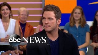 The Magnificent Seven  Chris Pratt Interview on GMA [upl. by Lyrrad]