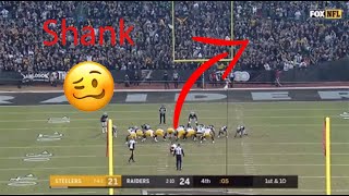 NFL Worst Field Goal Misses Shanks [upl. by Hawthorn]