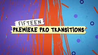 15 FREE Premiere Pro Textured Transitions  Free for Adobe Premiere Pro [upl. by Aziram781]