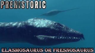 prehistoric elasmosaurus or fresnosaurus  screen time [upl. by Ruddie]