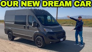 2023 Ram Promaster Crew Van  Adventure Van  Our New Dream Car [upl. by Kinsler]