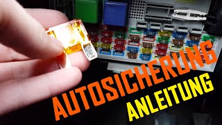 DIY  Autosicherungswechsel Opel Zafira A [upl. by Mars]