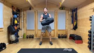 30 MINUTE SANDBAG HIIT WORKOUT TOTAL BODY🔥🔥🔥 [upl. by Terr]