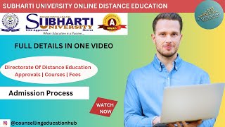 Subharti University Online Distance  About Courses  Approvals  Subharti Online Admission Process [upl. by Oswal859]