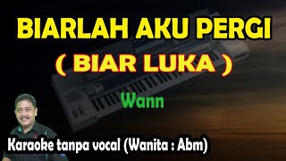 Biar luka Biarlah aku pergi karaoke melayu Wann [upl. by Doykos]