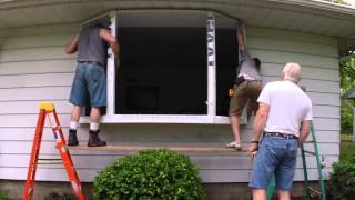 Bay Window Installation  Eureka IL  Renewal by Andersen [upl. by Tilford80]