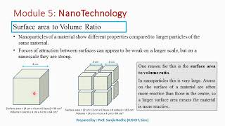 Why properties change at the nanoscale Surface area to volume ratio [upl. by Nanreit83]