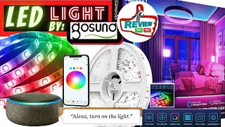 How to Install and Use quotSMART LED STRIP LIGHTSquot by GOSUND [upl. by Weaks647]