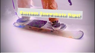 Custom Snowskate Rips [upl. by Kreda]