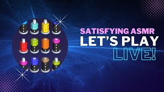 ✨ASMR Live 🌈Lets Sort Colorful Bolt and Nuts🔩⚫️ [upl. by Latia]