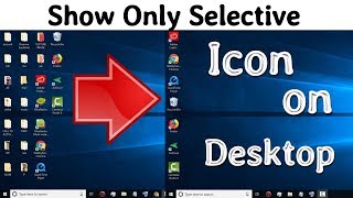 Show or Hide Icons  Folders  Files on Windows Desktop [upl. by Annabell438]