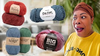 YARN SNOB REVIEWS  DROPS Yarns Champagne Yarns on a Beer Budget [upl. by Nnaeirual]