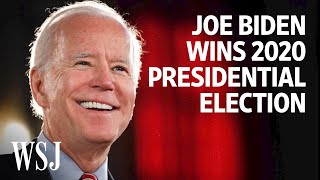 Joe Biden Wins 2020 Presidential Election Watch His Road to Victory  WSJ [upl. by Drucie]