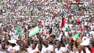 Former pres of Ghana and Founder of the NDC arrives at the Cape Coast stadium for campaign launch [upl. by Nari450]