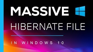 Remove That Massive Windows Hibernate File [upl. by Parrott]