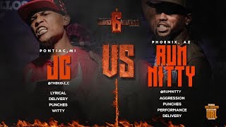 JC VS RUM NITTY SMACK URL RAP BATTLE  URLTV [upl. by Irrehs]